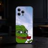 F-Funny P-Pepe the Frog Phone Case For iPhone 17,16,15,14,13,12,11 Plus,Pro Max,SE4Soft Silicone Black Cover