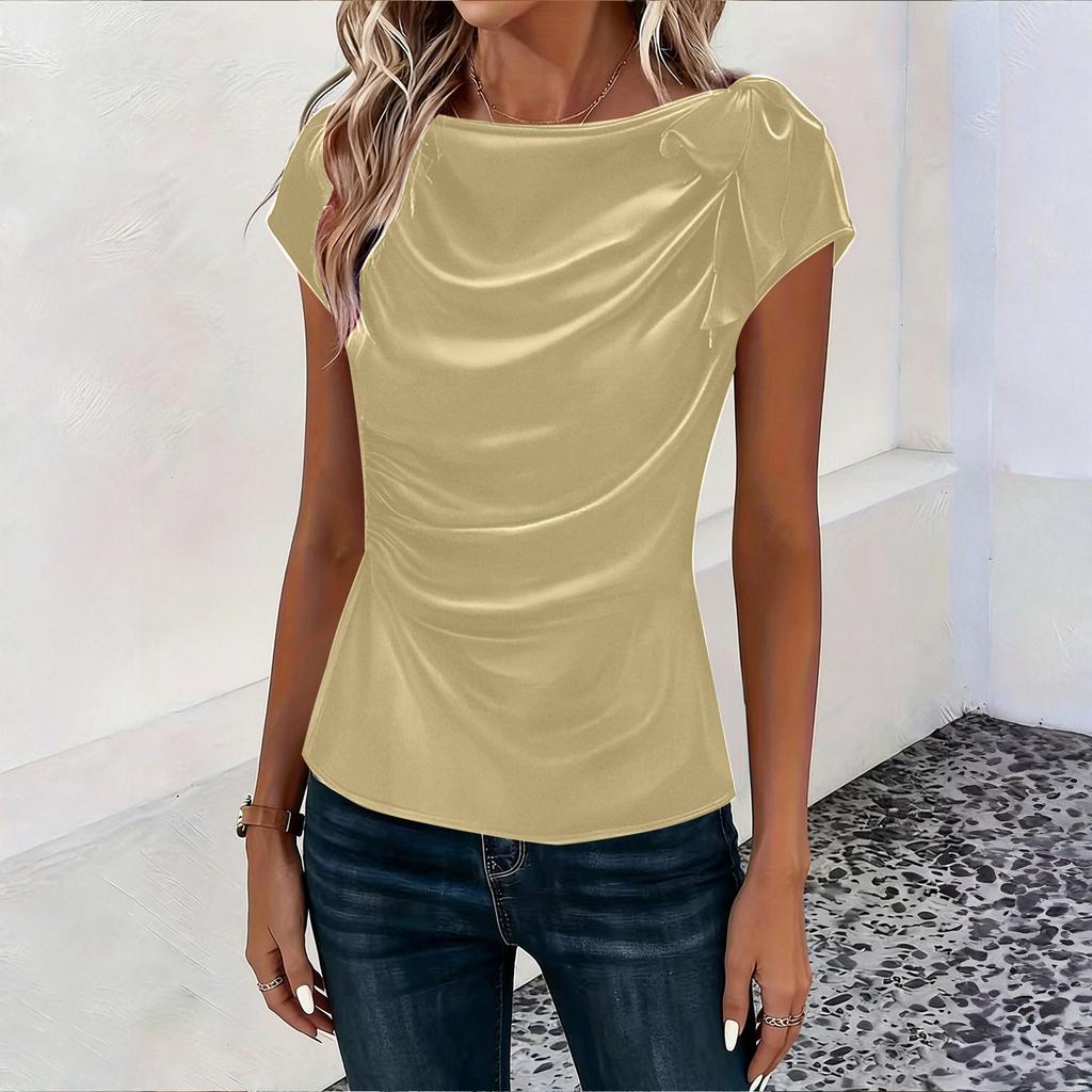 Tops For Women Sleeveless R-Neck Casual T-Shirts