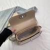 New fashion niche design contrasting color small square bag versatile portable shoulder messenger women's bag