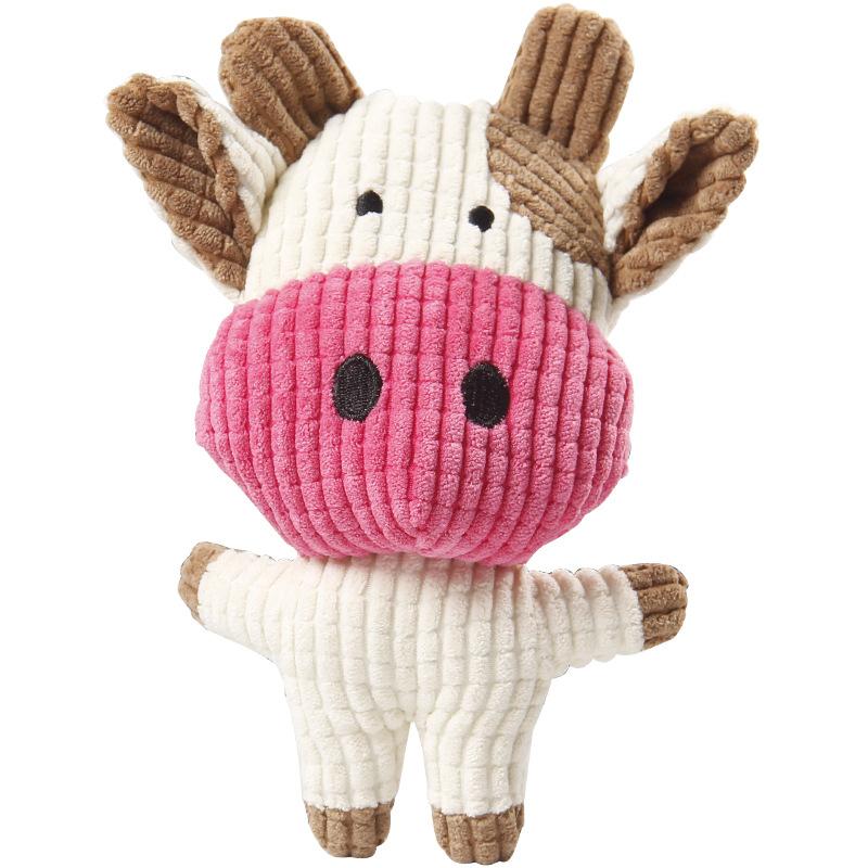 Pet Supplies: Cat and Dog Durable, Teething, Corn Fluff, Sound-sounding Companion Cartoon Plush Toys