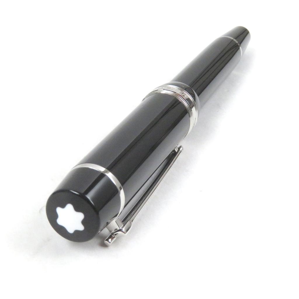 Excellent MONTBLANC Ballpoint pen Johann Strauss Donation pen Black Silver Used