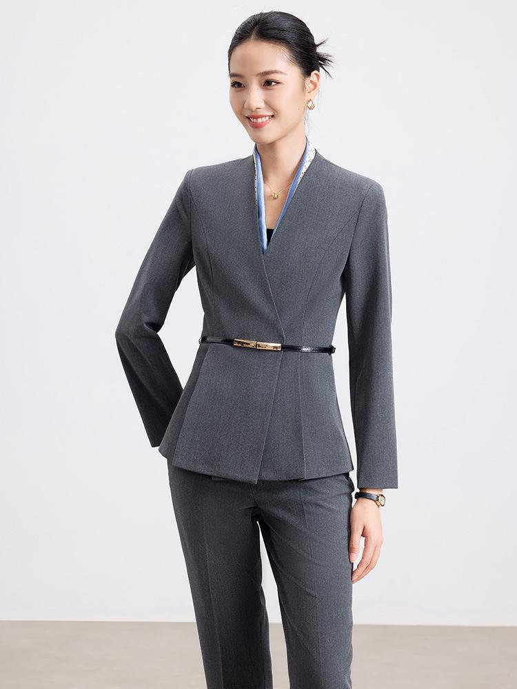 Women's Professional Autumn/Winter 2025 Suit: Elegant Fashion for Hotel Reception, Sales & Office Customer Service