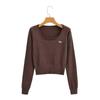 Fashion Wind 2023 New Fall Women's Clothing Elegant Lazy Shoulder Long Sleeves Knitwear Tops Uwv930010