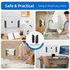 Laptop Mount Holder Under Desk Wall Mounted Organizer Anti Scratch Solution for Study Room Workspace