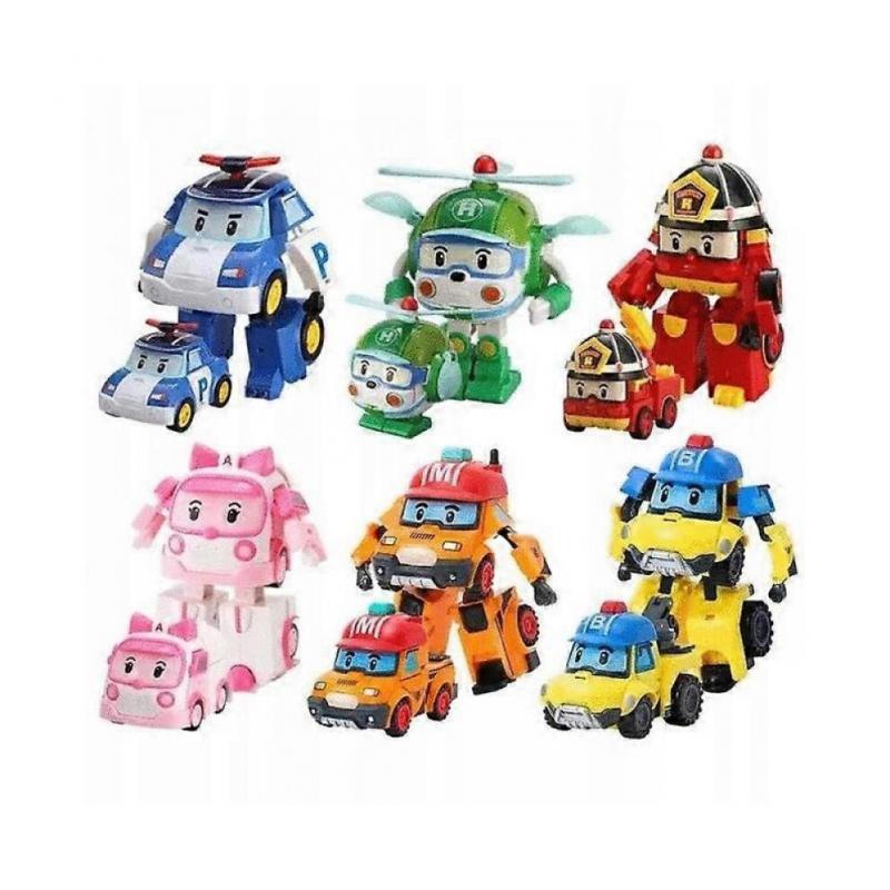 Robocar Roy Helly Poli Amber Σετ 6 Τεμαχίων Συστήνω