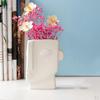 Abstract Ceramic Style Flower Pot Vase Arrangement Statue Novelty Gift Minimalist for Desktop