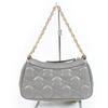 GUCCI Shoulder Bag GG Matelasse Leather 2-Way Handbag gray leather Women 735049 Used