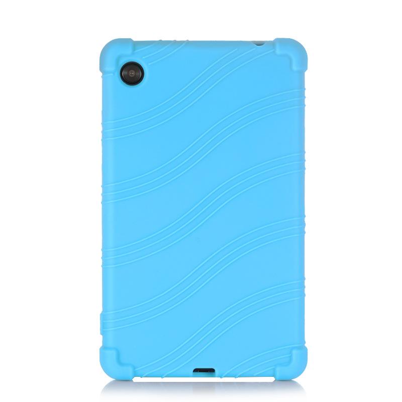 Silikon Rückseite für Lenovo Tab M7 3. Gen Hülle Weich Stoßfest Funda für Lenovo TB-7306F TB-7306X TB-7305F TB-7305X TB-7305I