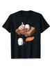 Funny Japanese Sushi Sleepwalking Tee Short-Sleev Fashion Graphic O-Neck T-Shirts Harajuku Casual Streetwear Wo Tops