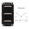 Heschen Metal Toggle switch Flick Flip, KN3D-103, 12V 25A, SPDT, ON/OFF/ON, 3 Positon, 3 Pin, for Car Dash Light