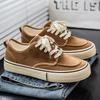 Men 's Casual Four Seasons Fashion Canvas Skateboarding Students Comfortable Sneakers Boys Trending Soft Sole Breathable Shoes