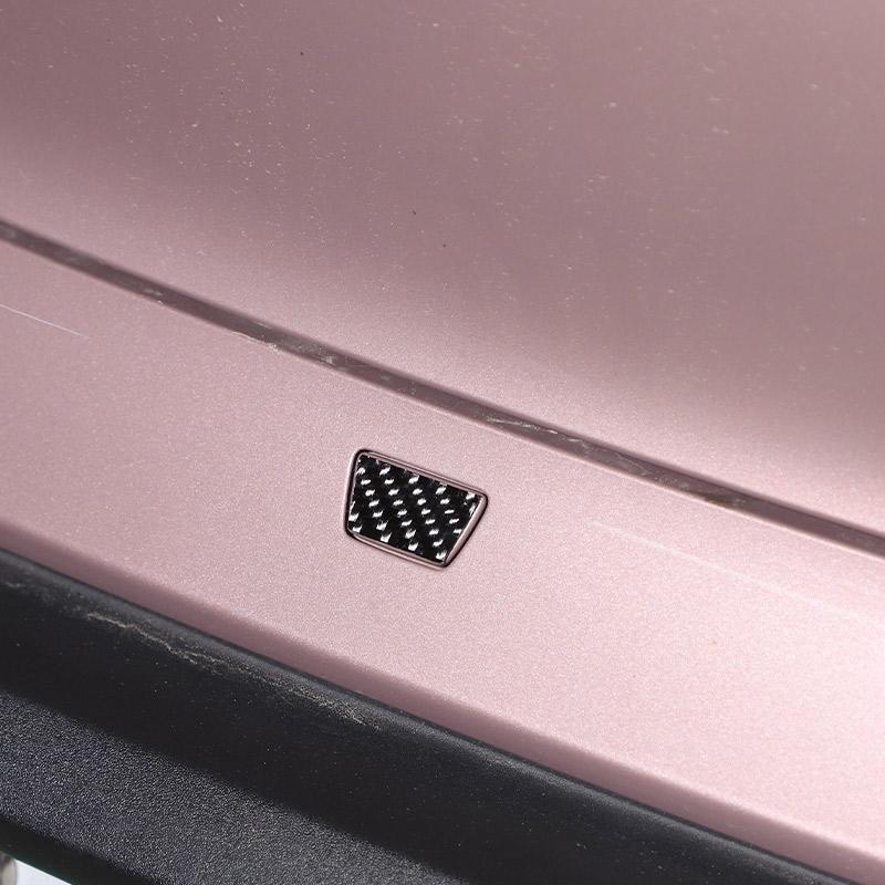 Soft Carbon Fiber for Porsche Taycan 2019-2025 Car Interior Dashboard Center Console Door Decoration Stickers Car Accessories