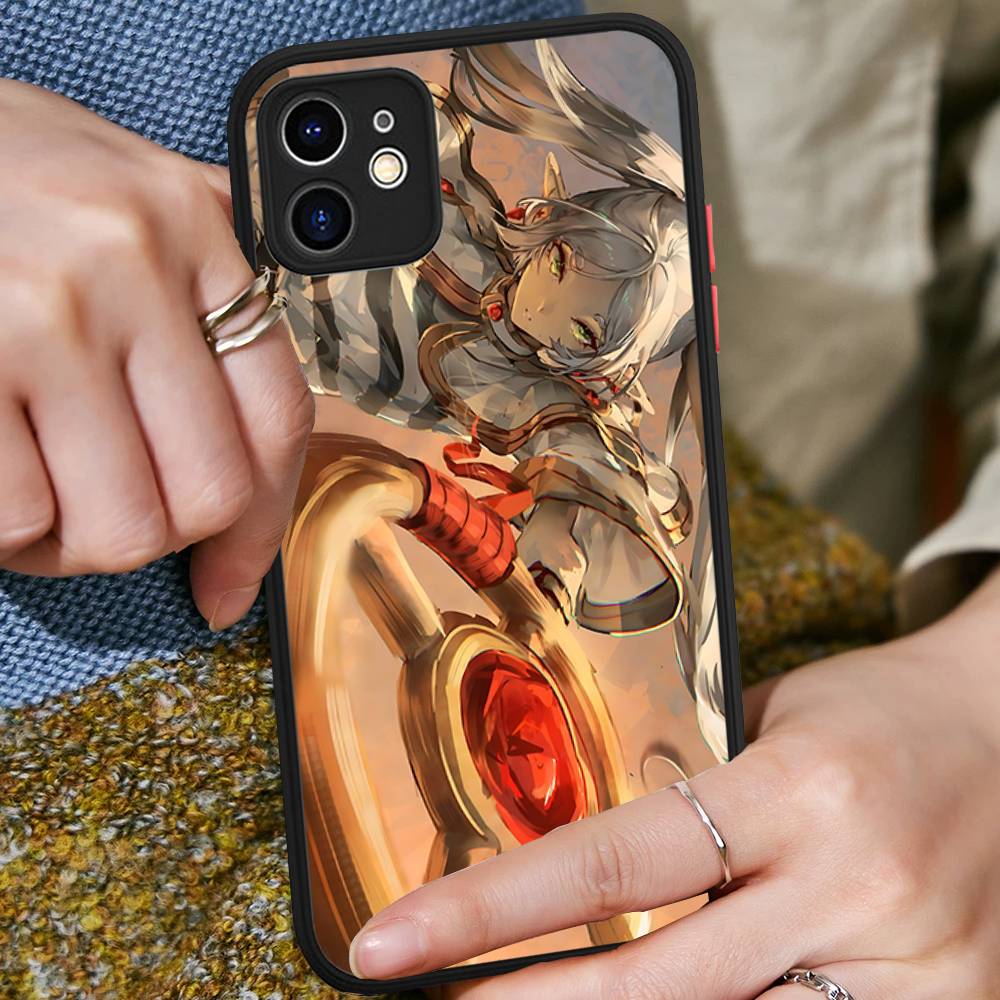 Anime Frieren Cute Phone Case For IPhone 16e 16 15 14 13 12 11 Pro Max X XS Max Plus Matte Clear