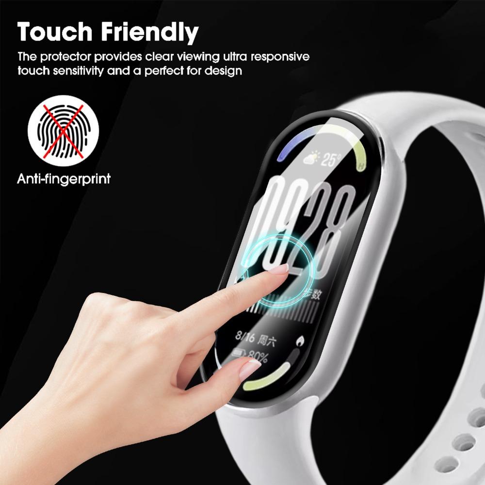 1-10pcs Screen Protector for Xiaomi Band 10 Full Cover Soft PMMA HD Protective Film Curved Protection for MiBand 10 Not Glass