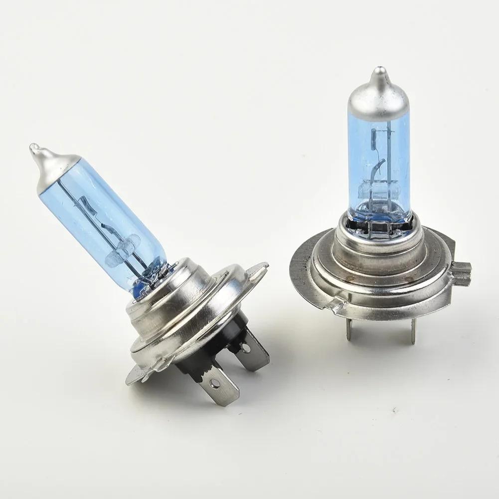 2 ks Bílé LED žárovky 12V H7 100W 8500K Xenonová lampa Super Jasné Halogenové žárovky do světlometů auta Auto Světla Příslušenství Super Jasné