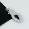 Natural Amethyst Gemstone Pendant 925 Sterling Silver- Handmade Design, Everyday Wear Jewelry, Unique Amethyst Pendant Father's Day Gifts