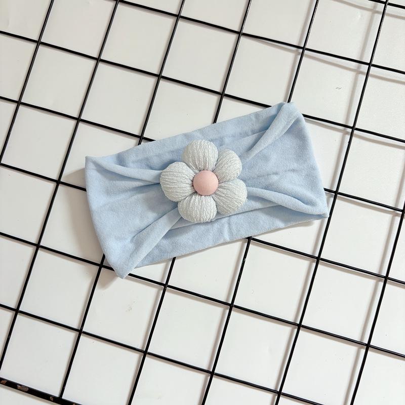 Cute Floral Baby Hair Band - Summer Protection Elastic Headband for Boys & Girls