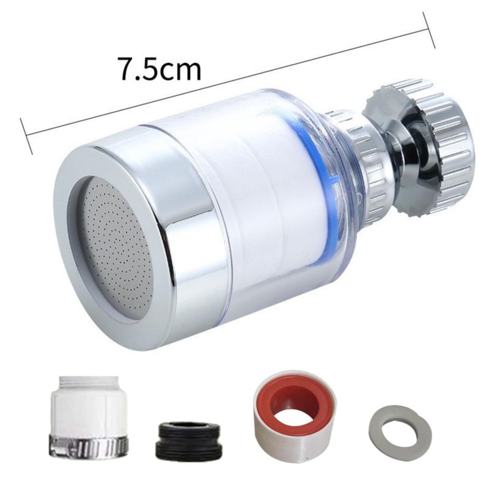 Faucet Filter Elements 360° Faucet Adapter Water Purifier Remove Impurities for Kitchen Bathroom Remove Chlorine Heavy Metals