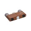 Nikon Binoculars Yu 4x10D CF Amber Brown Compact Roof Prism Made In Japan