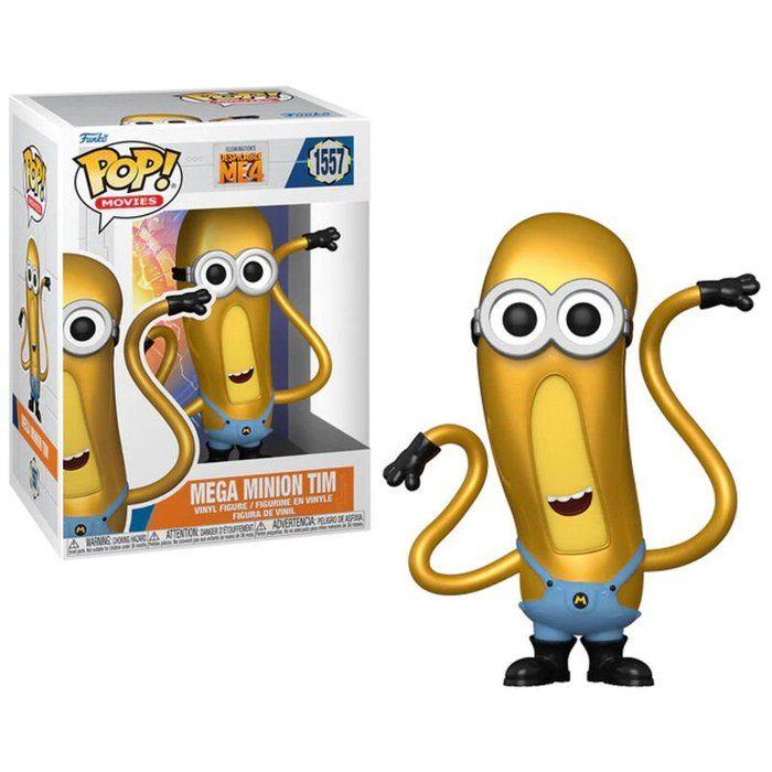 Statua - funko - pop movies n° 1557 - super tim - minions - cattivissimo me 4 - multicolore