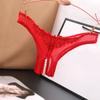Sexy Pearl G String Žena Otevřený rozkrok Tanga Dámské spodní prádlo Spodní prádlo Kalhotky s nízkým pasem K21