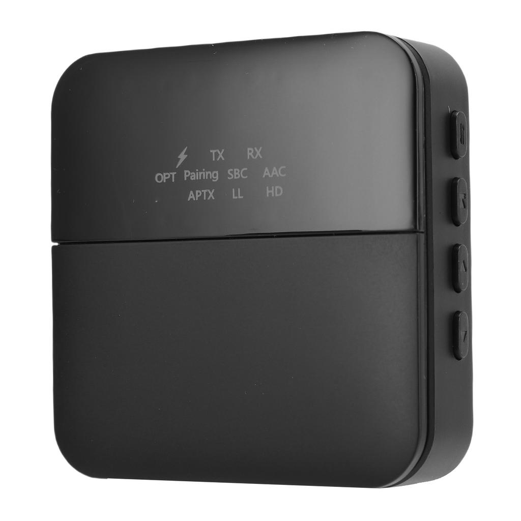 Bluetooth 5.0 Transmitter Receiver 2 in 1 Bluetooth Aux Adapter HiFi Lossless Sound Noise Cancellation 600mAh Battery