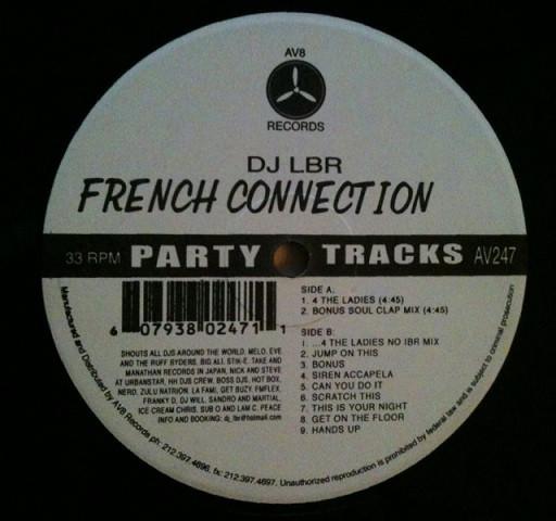 

12inch Record DJ L French Connection Vol 7 AV247 AV8 US Rap HipHopRB Used