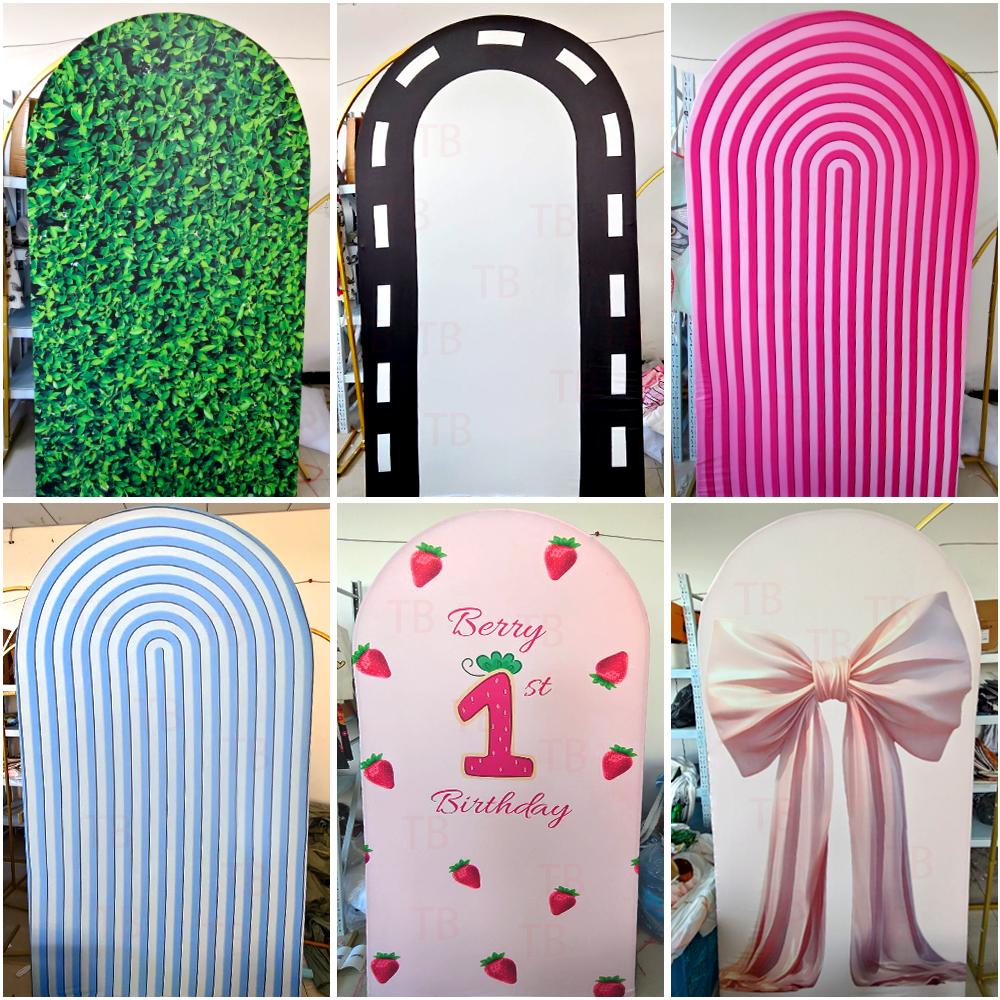 K-POP Demon Hunter Arch Backdrop Cover Girls Birthday Party Decoration Baby Shower Cool Stage Kids Photography Background Wall