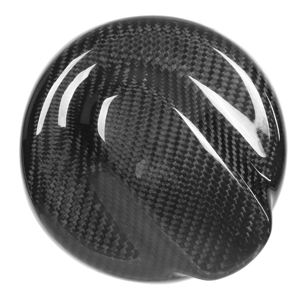 Rear Carbon Fiber Car Gas Fuel Tank Cap Cover Lightweight Replacement for R55 Clubman Models 2009‑2014