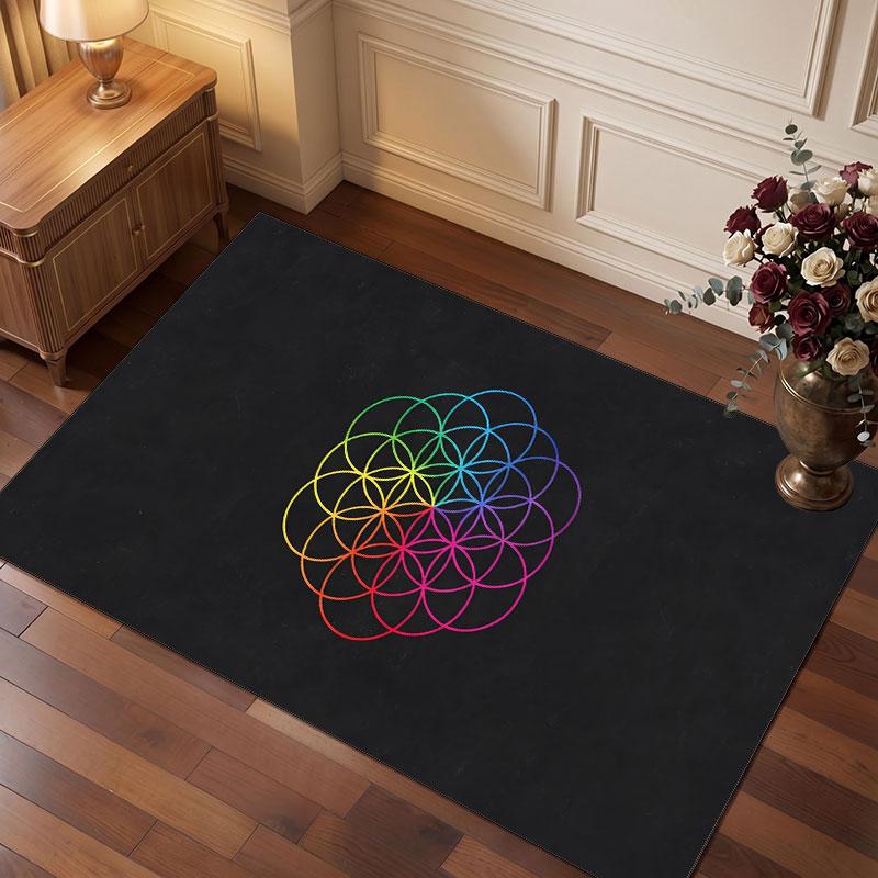 Coldplay Rug Soft Thick Non Slip Floor Carpet for Bedroom Living Room Home Decor