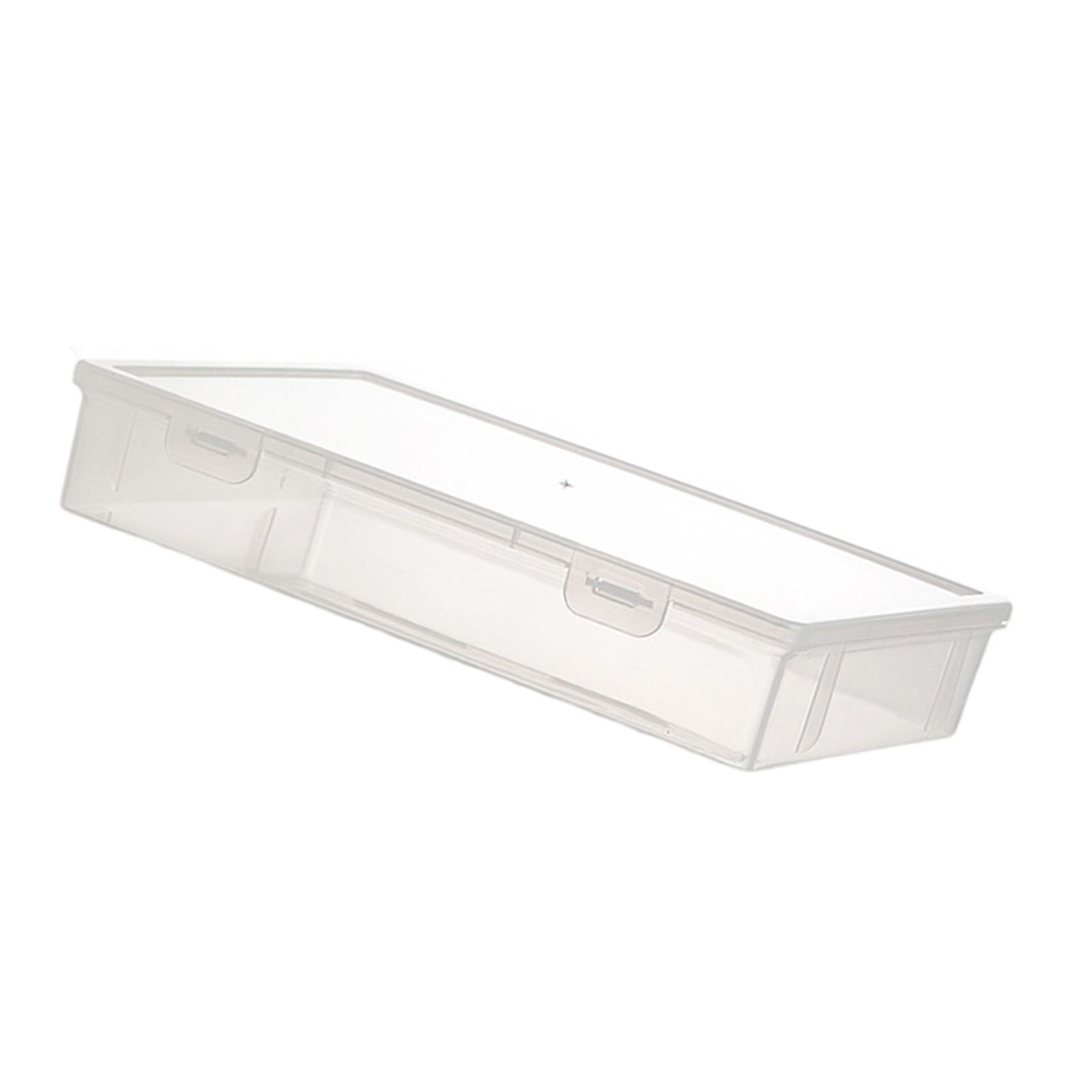 Большой прозрачный органайзер для документов с двойными застежками-пряжками штабелируемый ящик для хранения книг сертификатов школьных и офисных принадлежностей M 879₽