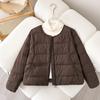 Autumn Winter Thicken Warm Parka Women Casual Sweety Solid Color Big Pocket Loose Jackets Outwear