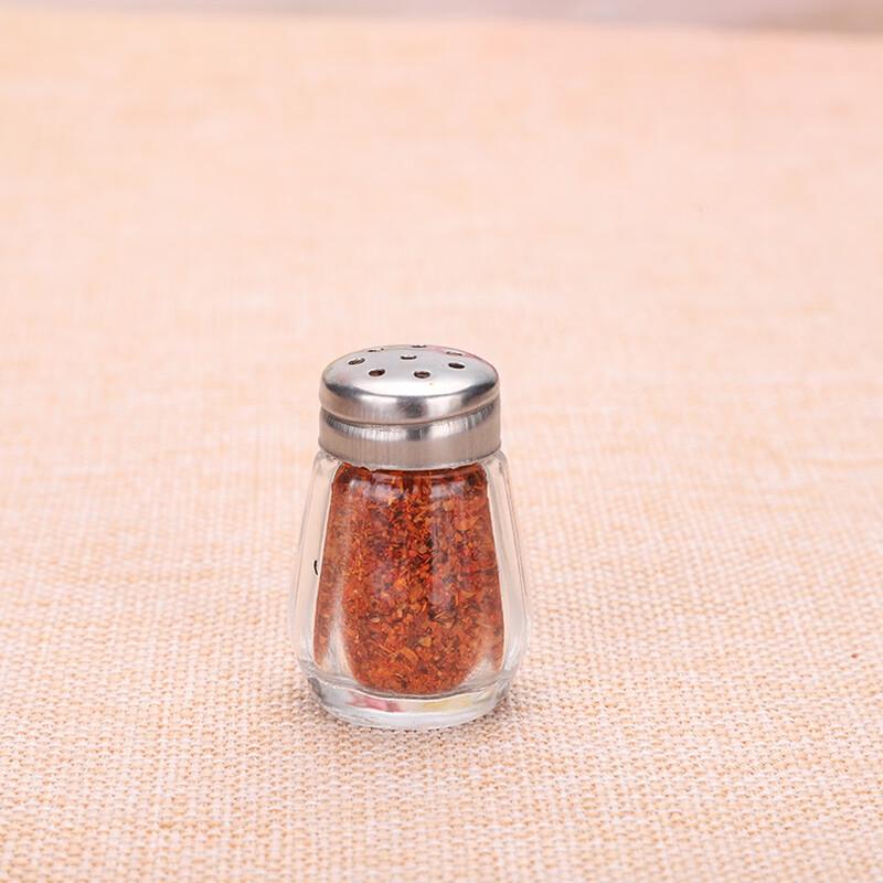 Glass Spice Shaker with Perforated Lid
