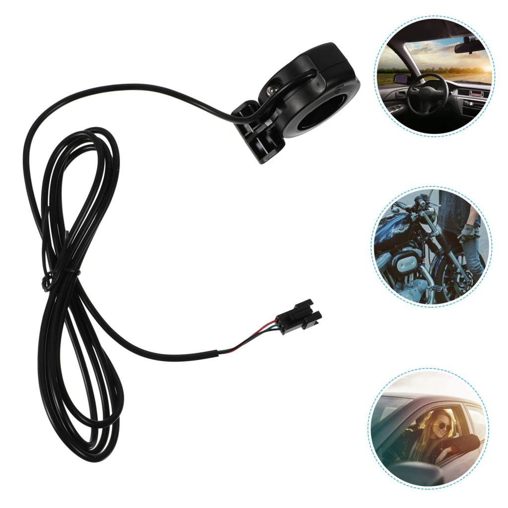 ELAYARD Speed Control Assembly Electric Bike E-bike Throttle Speed Control Finger Trigger Throttle Electric Bike Speed Control Black