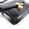 Great CELINE Shoulder Bag Classic Box Teen Black Leather Women Used