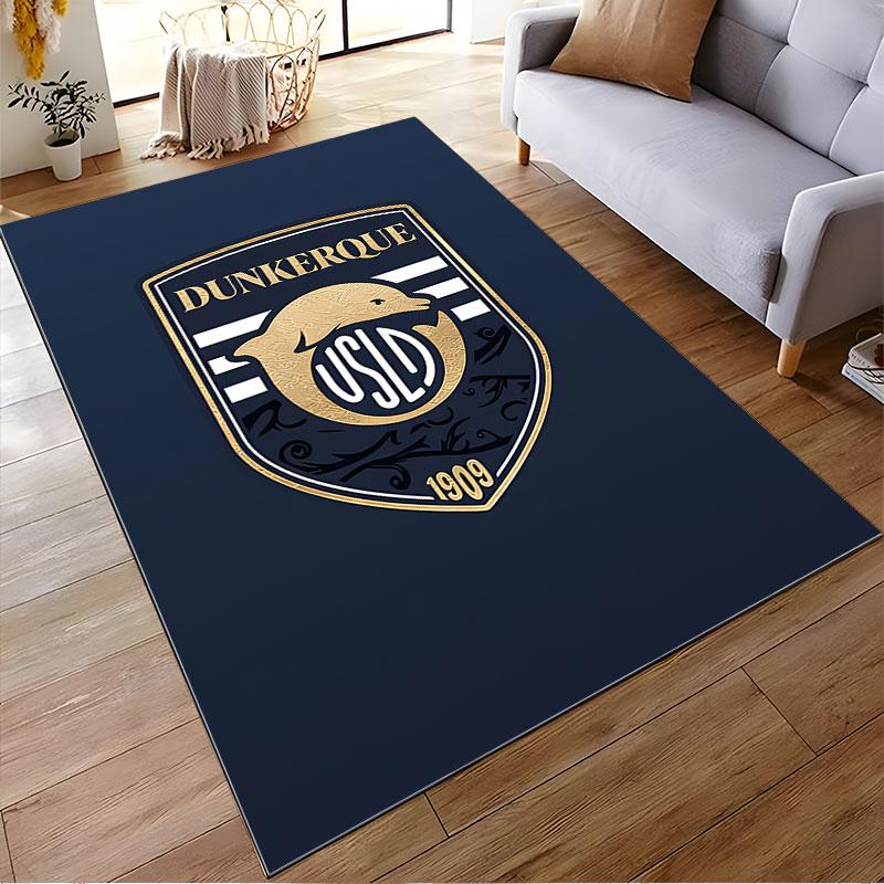 Dunkerque USLD Logo Carpet suitable as a non-slip mat for the living room or bedroom sofa