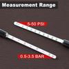 5PCS Pencil Tire Pressure Gauge 5-50PSI Mechanical Air Gage with Pocket Clip - Tire Pressure Checker for Cars, Pickups, RVs, Bicycles
