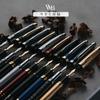 Wordsworth   Black Majesti Fountain Pen Set Fine  F  Check Chrome Fine Nib