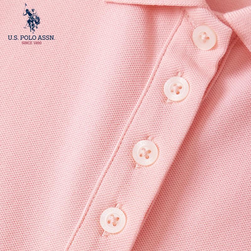 U.S. Polo Assn. Vestido polo de manga corta para mujer
