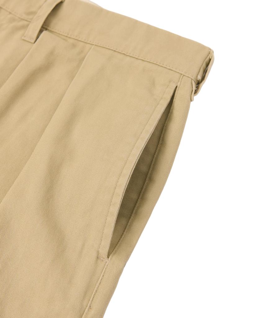 YALE Premium Vintage Two-Tuck Gurkha Chino Pants_Beige