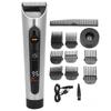 Digital Display Electric Hair Clipper Ceramic Cutter Head Hair Trimmer Cutting Machine USB Type