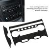 AC Switch Control Panel Trim Center Console Air Conditioning Panel Frame for 370Z Z34 2009 to Present LHD Car