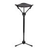 Portable Outdoor Folding Stool Oxford Cloth Aluminum Alloy Telescoping Folding Stool for Camping Queuing Fishing