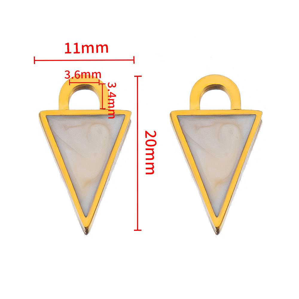 2pcs Gentle Pink Enamel Stainless Steel Charms Rose Flower Starfish Butterfly Necklace Pendant Women DIY Earring Jewelry Making