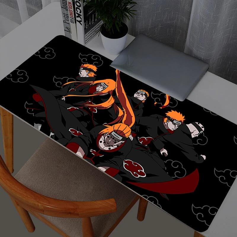 Japan Naruto Anime Mouse Pad Computer Speed Type Carpet Mat for Esports Players Laptop Keyboard Mousepad Office Xxl Desk Mat