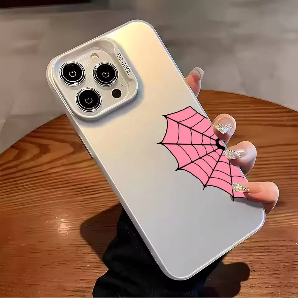 Red and Blue Couple Wallpapers Phone Case For iPhone 17,16,15,14,13,12,11,Pro Max,Plus Candy Silver Cover