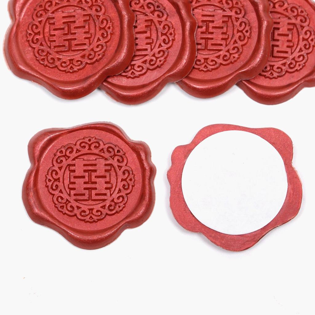 Wax Seal Stamp Kit: Embossed Stamp, Sealing Wax, Stickers for Envelopes, Postcards, Love Letters, and Gifts