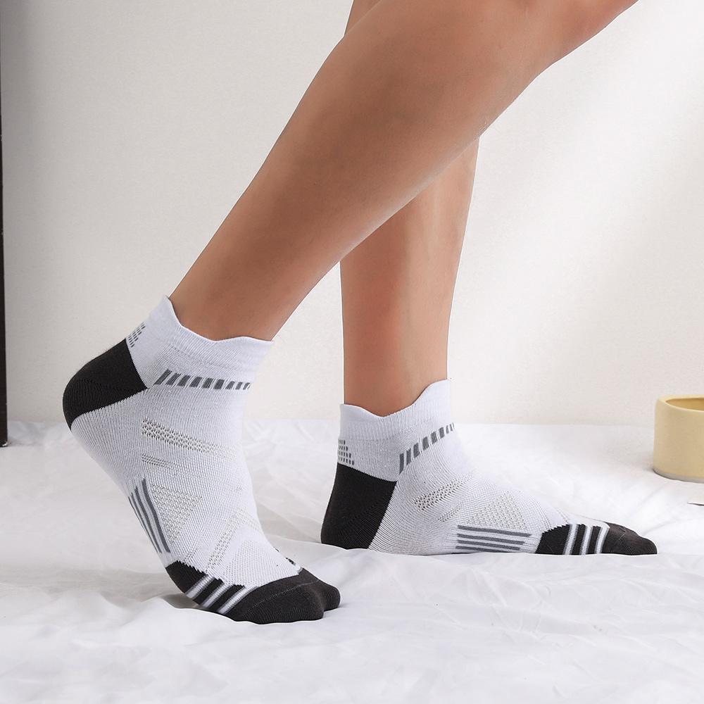 1 Pair Ankle Compression Sock for Men, Low Cut Compression Running Sock with Ankle Support