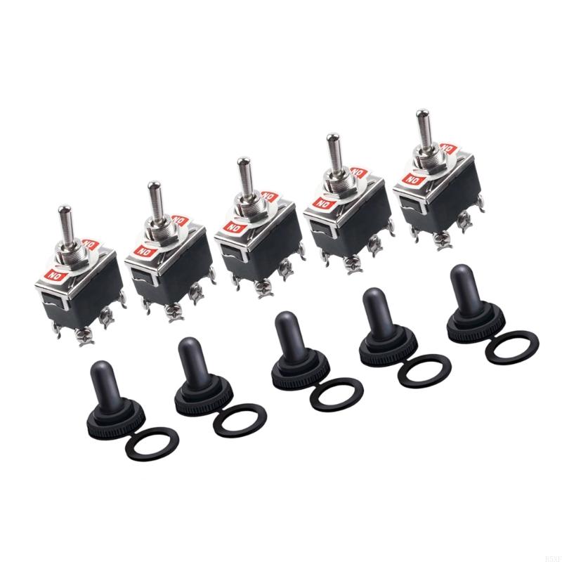 2025 New 12mm Mount Marine Toggle Switches 15A 250VAC SPST Waterproof for Yacht Car DIY
