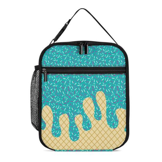 

Сумка-термос для ланча с усиленной ручкой, большой вместимости, трехслойная конструкция, водонепроницаемая, легкая сумка-тоут